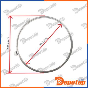 Joint en acier de turbocompresseur pour CITROEN | 717478-0001, 717478-0002